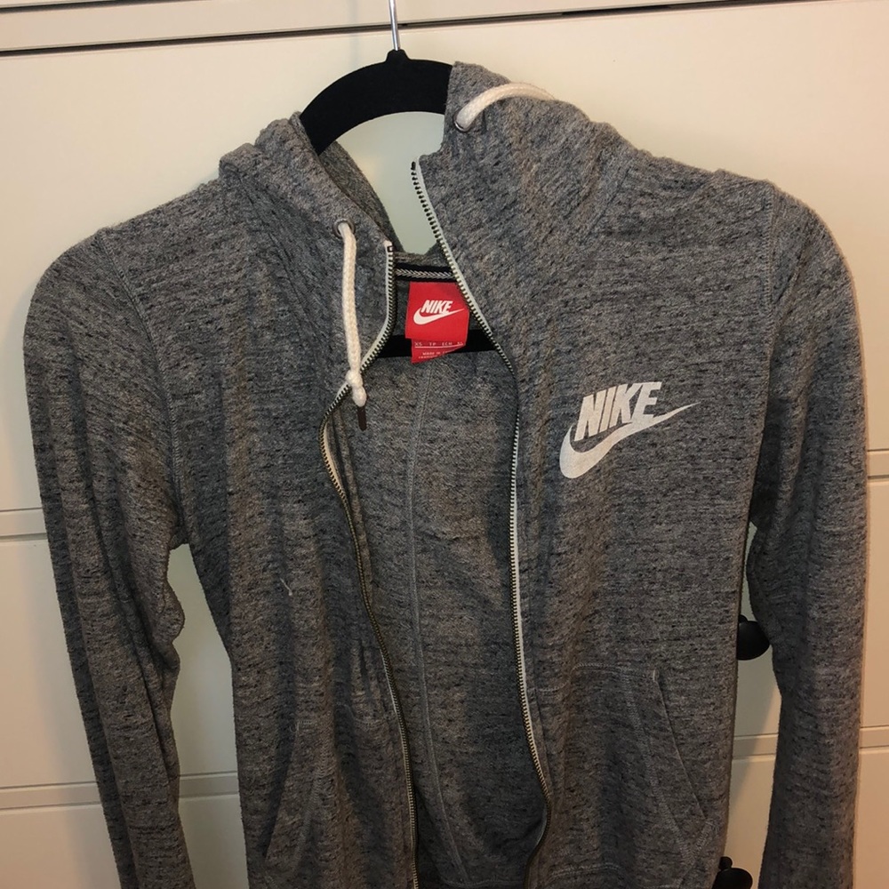 Nike Zip Up Gray
